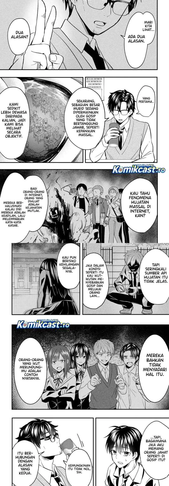 Jinsei Gyakuten ~Uwakisare, Enzai wo Kiserareta Orega, Gakuenichi no Bishoujo ni Natsukareru~ chapter 7.2 halaman 4