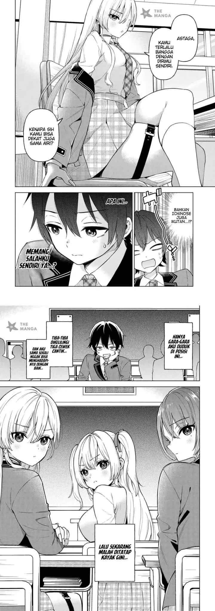 Inkyaa no ore ga sekigae de S-kyuu bishoujo ni kakomaretara himitsu no kankei ga hajimatta chapter 4 halaman 16