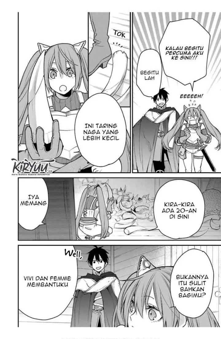 Saikyou no Madoshi. Hisa ni Ya wo Ukete Shimatta no de Inaka no Eihei ni Naru chapter 14.3 halaman 7