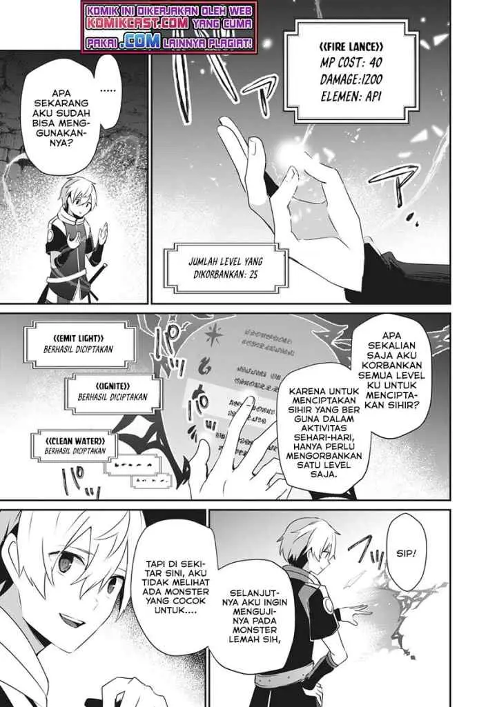 Teihen Boukensha da kedo Mahou wo Kiwamete Miru Koto ni Shita. Munou Skill kara Kami Skill ni Shinka Shita chapter 2.1 halaman 8