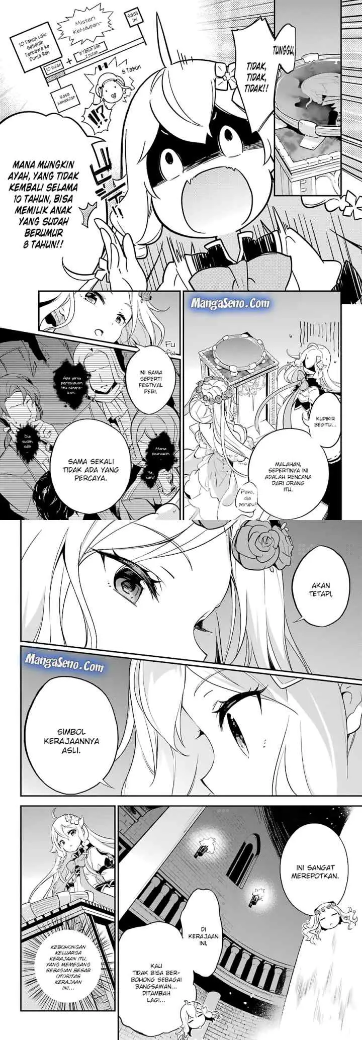 Chichi wa Eiyuu Haha wa Seirei Musume no Watashi wa Tenseisha chapter 5 halaman 9