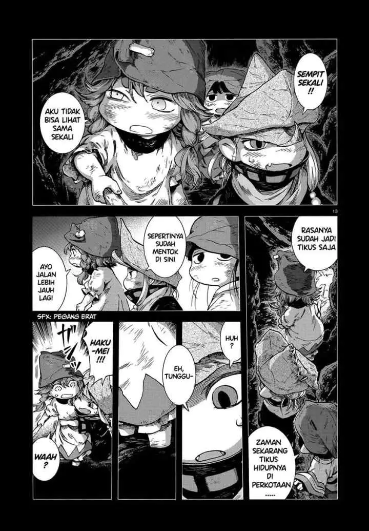 Hakumei to Mikochi chapter 56 halaman 13