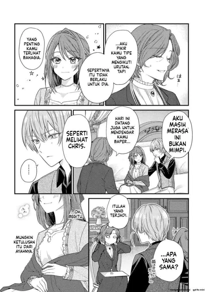 Heroine ga Kuru Mae ni Ninshin shimashita ~Tsunda Hazu no Akuyaku Reijou desuga, Douyara Chigau youdesu~ chapter 3.1 halaman 4