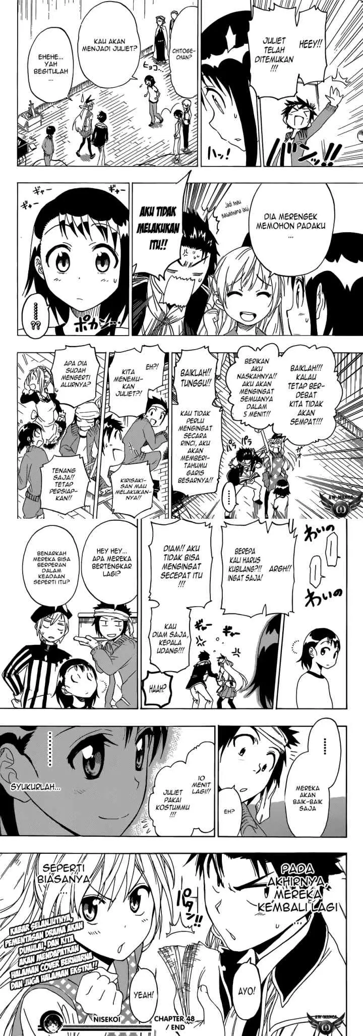 Nisekoi chapter 48 halaman 10