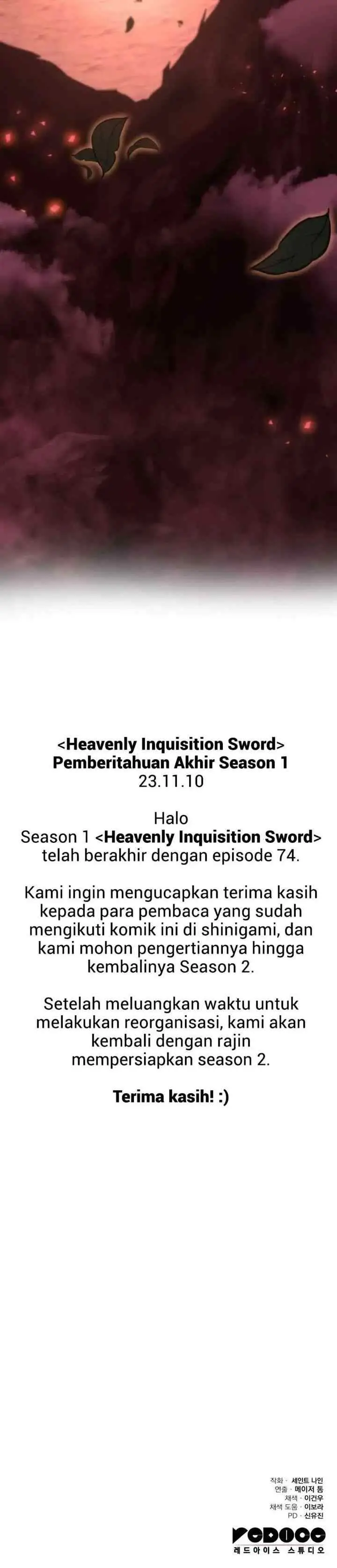 Heavenly Inquisition Sword chapter 74 halaman 20