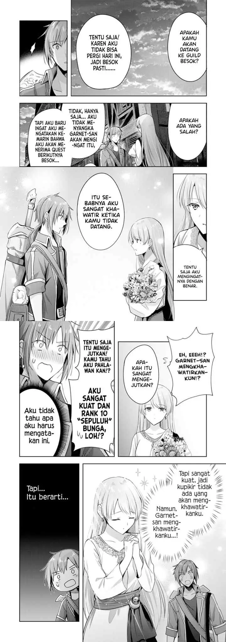 Uketsukejo ni Kokuhaku Shitakute Girudo ni Kayoitsumetara Eiyu ni Natteta chapter 6 halaman 10