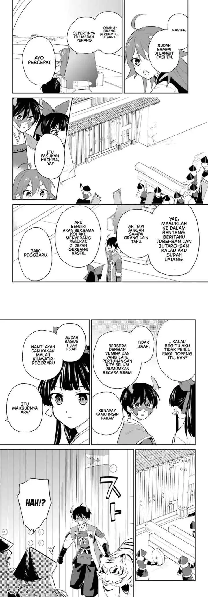 Isekai wa Smartphone to Tomo ni chapter 105 halaman 4