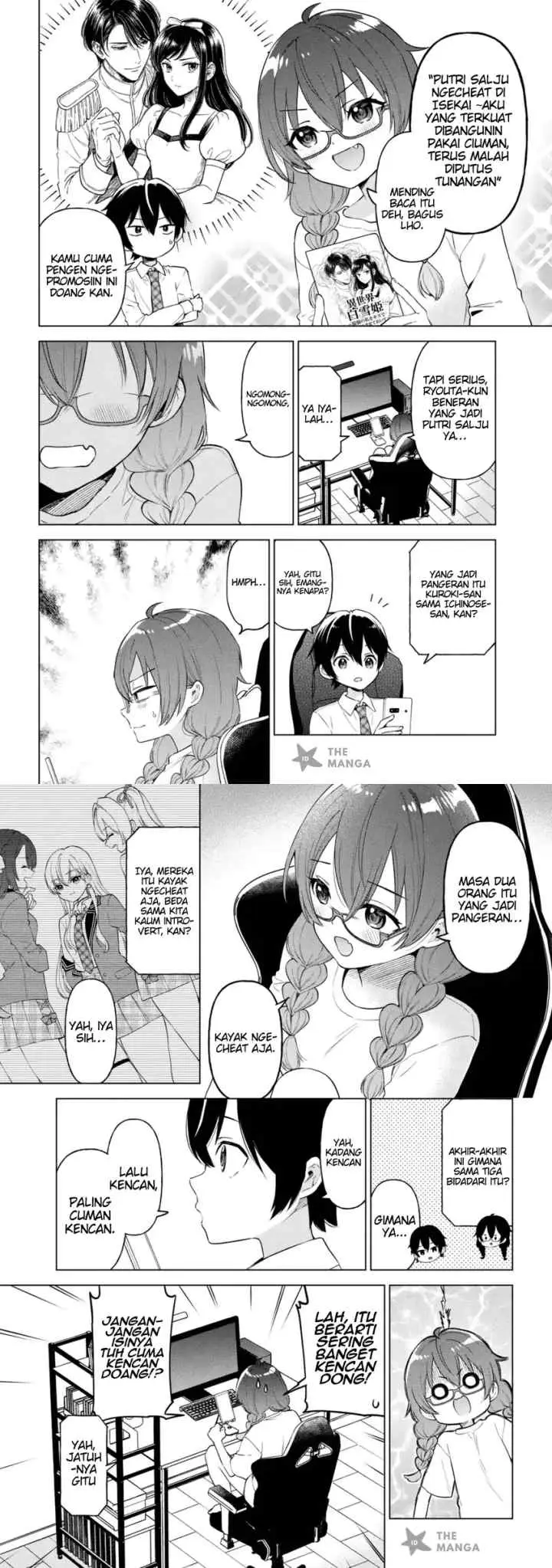 Inkyaa no ore ga sekigae de S-kyuu bishoujo ni kakomaretara himitsu no kankei ga hajimatta chapter 9 halaman 4