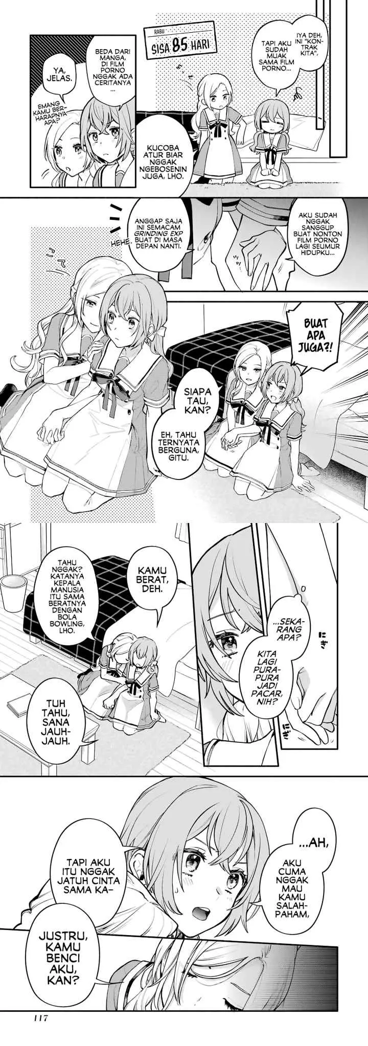 Onna Doushi to ka Arienai deshou to Iiharu Onna no ko wo, Hyakunichi kan de Tetteiteki ni Otosu Yuri no Ohanashi chapter 4 halaman 8