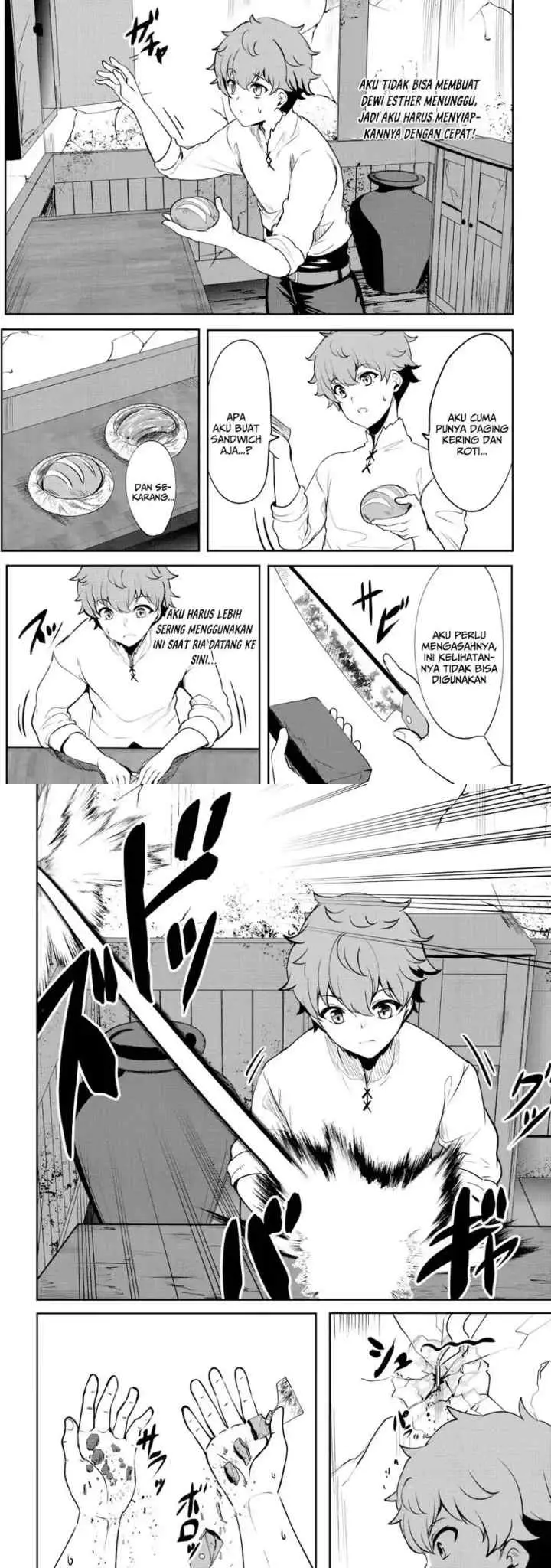Dore dake Doryoku Shite mo Mannen Level 0 no Ore wa Tsuihou Sareta chapter 3 halaman 8