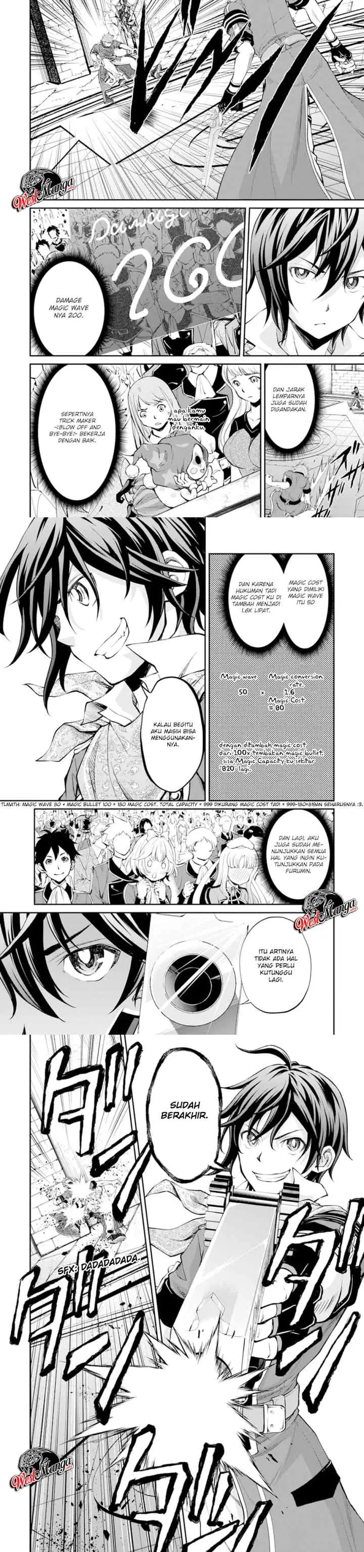 Saisoku Musou No B-Kyuu Mahou Tsukai: Ippatsu Utareru Mae Ni Senpatsu Uchikaesu! chapter 8 halaman 13