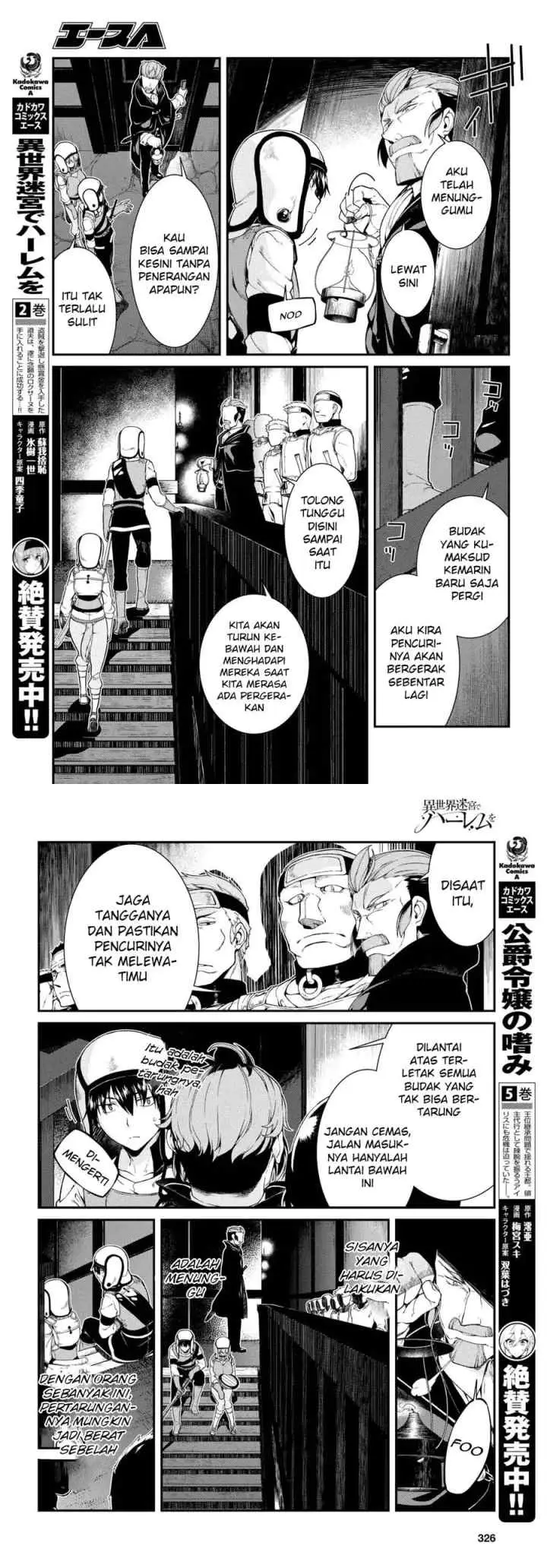 Isekai Meikyuu de Harem wo chapter 20 halaman 8