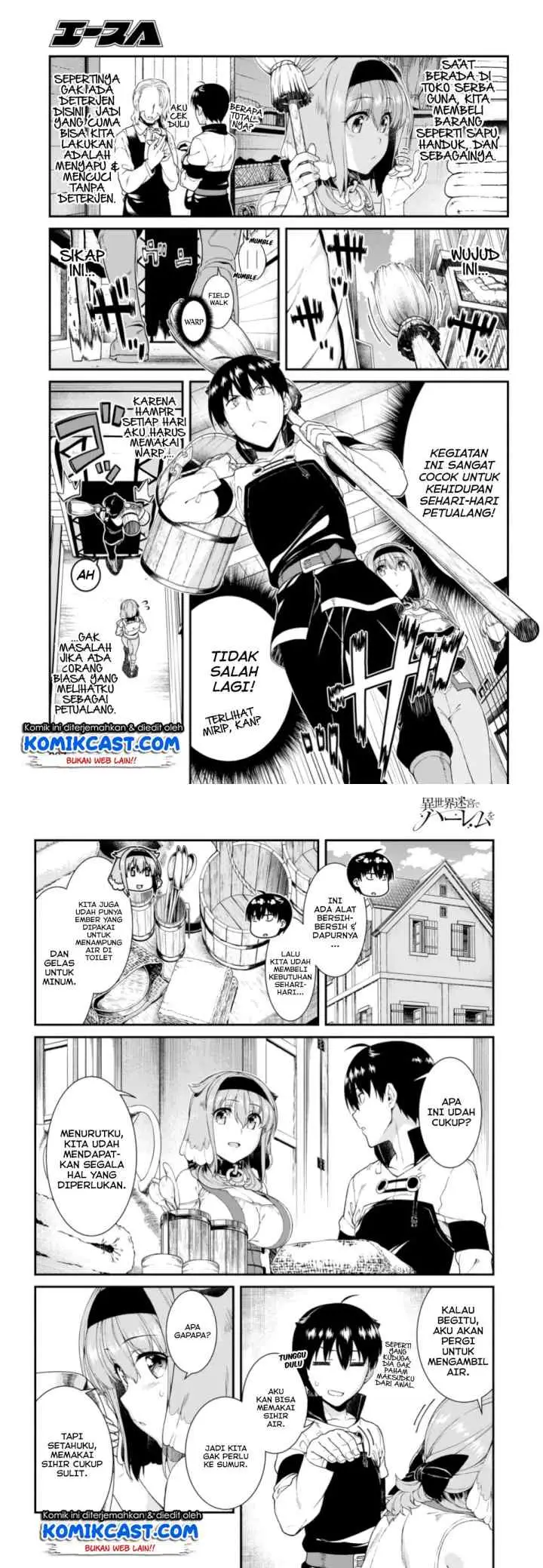 Isekai Meikyuu de Harem wo chapter 26 halaman 7