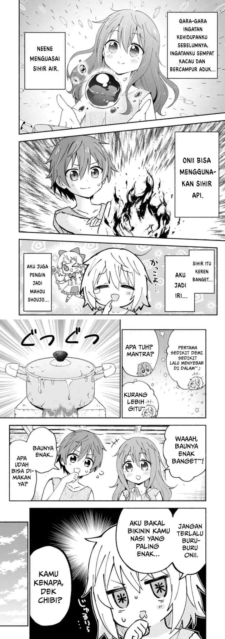 Isekai no Ochibi-chan wa Kyou mo Nanika wo Tsukuri Dasu chapter 1 halaman 11