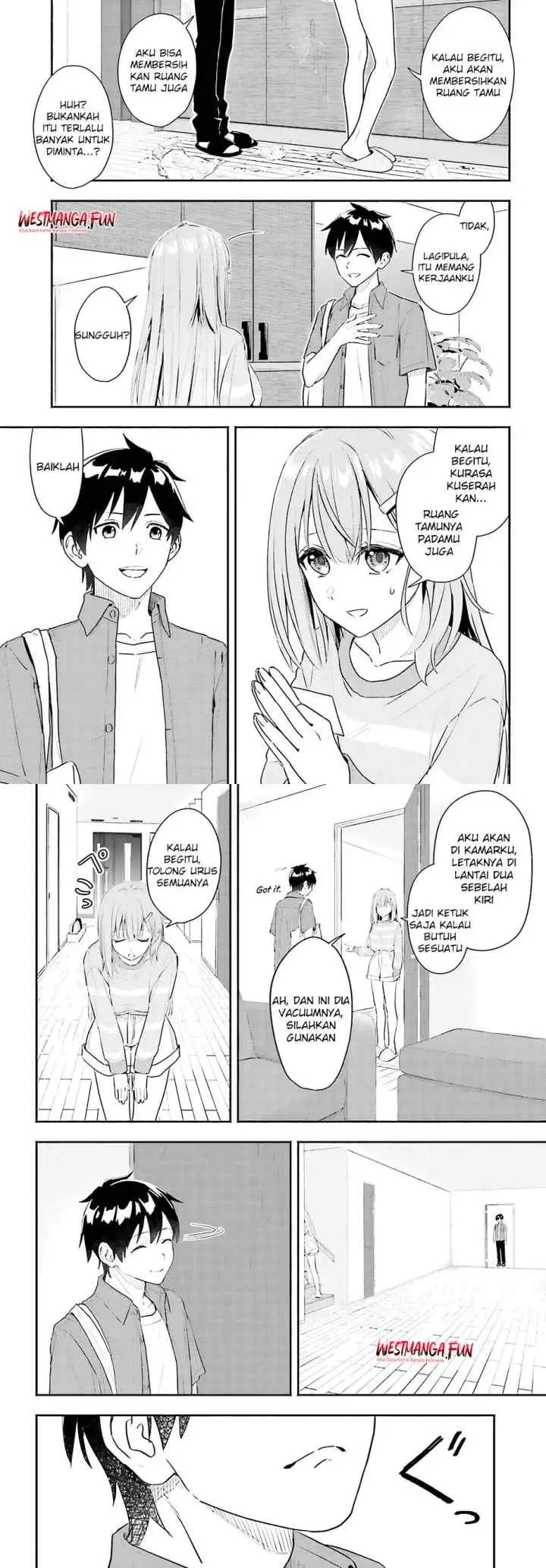 Kajidaikou no Arbeit wo Hajimetara Gakuen Ichi no Bishoujo no Kazoku ni Kiniirarechaimashita chapter 1 halaman 16