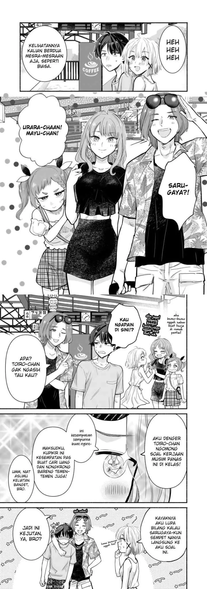 Nee, Mou Isso Tsukiacchau? Osananajimi no Bishoujo ni Tanomarete, Camo Kareshi Hajimemashita chapter 25 halaman 4