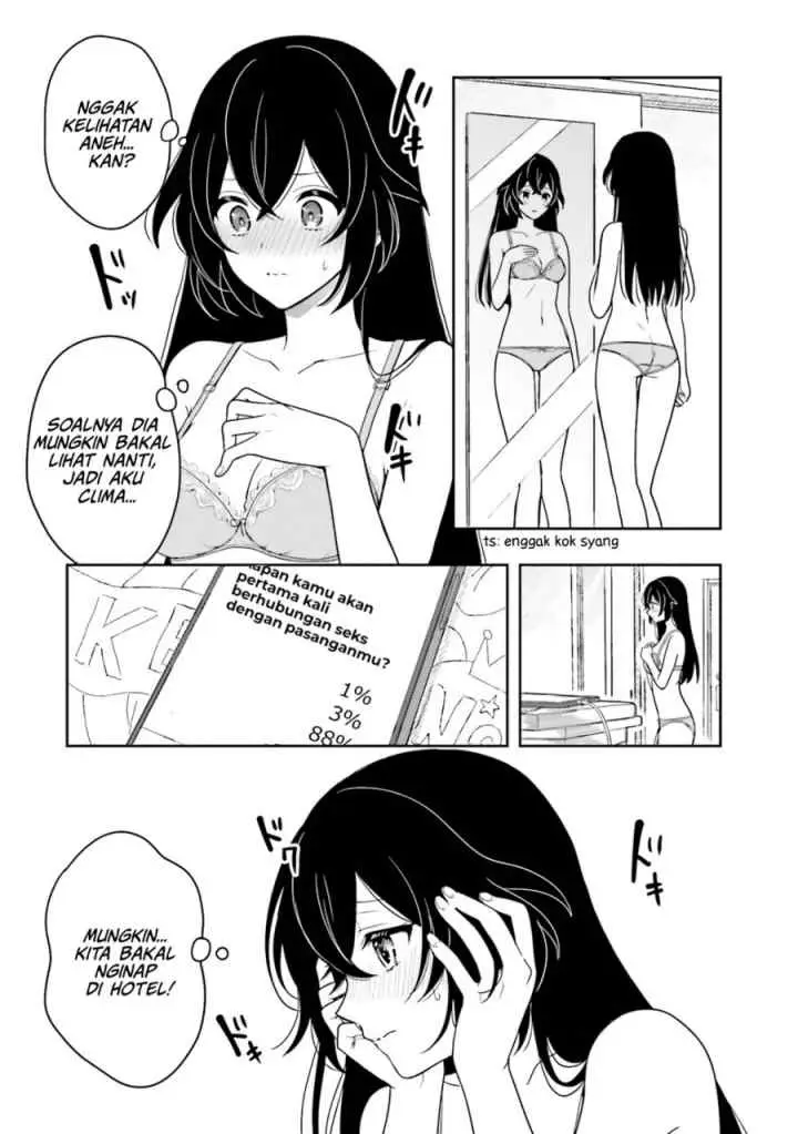 Takachiho Honoka-senpai ga SUKIde SUKIde Iroiro Gamandekinai chapter 12.5 halaman 7