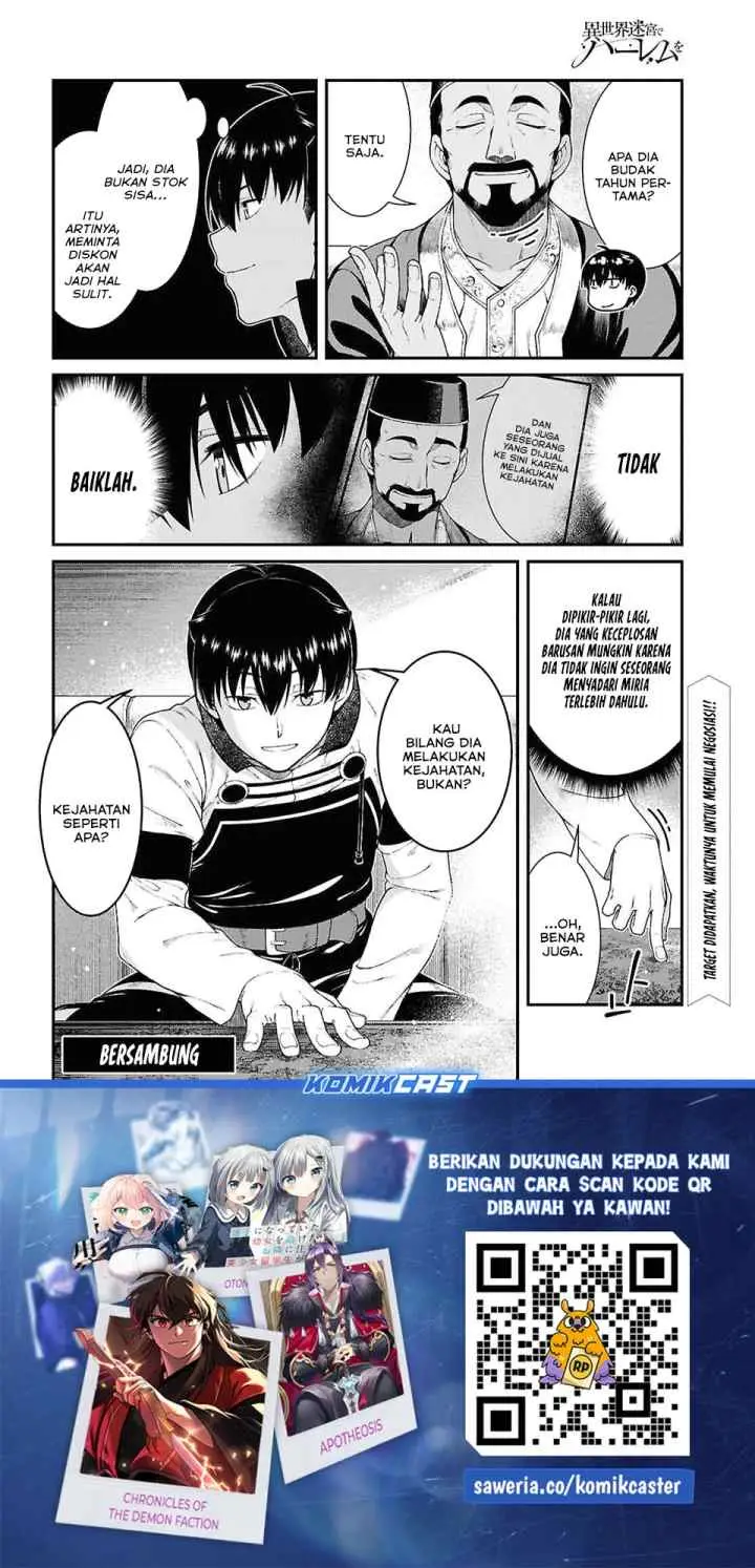 Isekai Meikyuu de Harem wo chapter 102 halaman 15