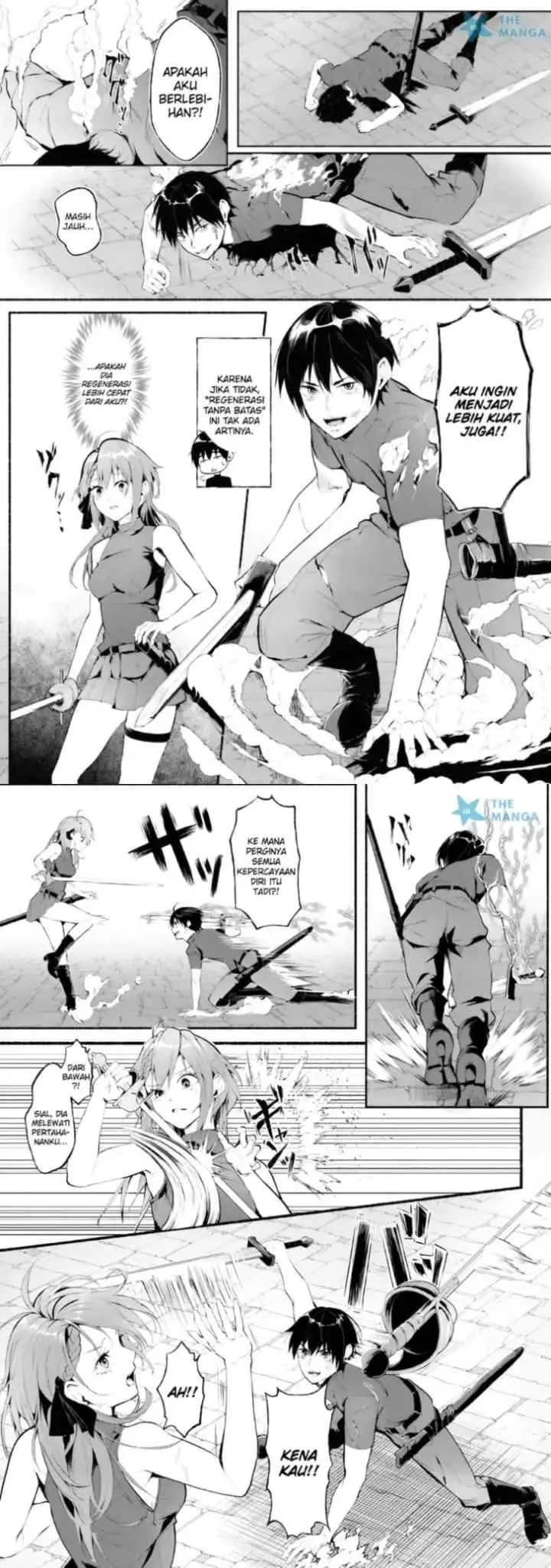 Ippan Heishi ga Tensei Tokuten ni -Mugen Saisei- wo Moratta Kekka, Amata no Bijo ni Nerawareta chapter 1 halaman 14