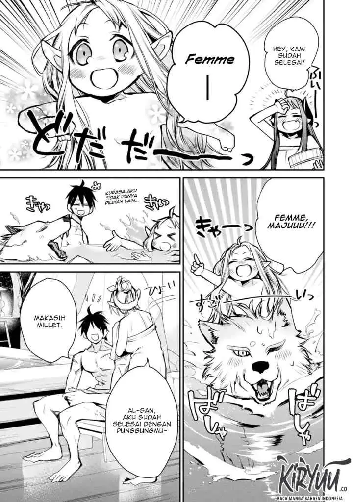 Saikyou no Madoshi. Hisa ni Ya wo Ukete Shimatta no de Inaka no Eihei ni Naru chapter 10.2 halaman 7