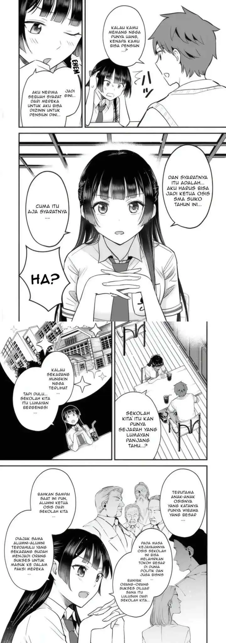 Uchi no Seiso-kei Iinchou ga Katsute Chuunibyou Idol Datta Koto wo Ore Dake ga Shitteiru chapter 2 halaman 13