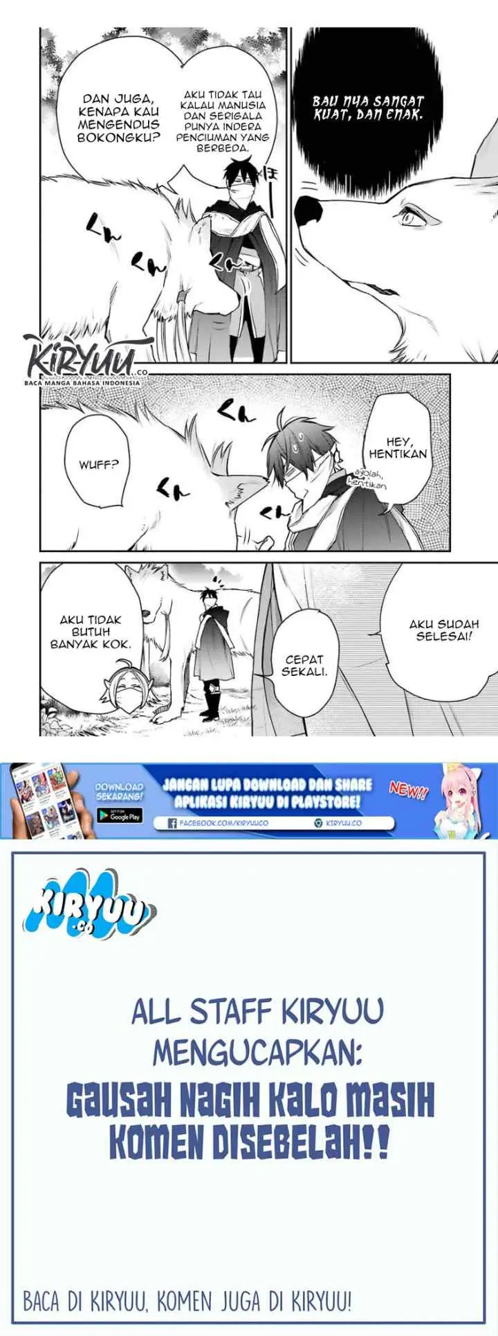 Saikyou no Madoshi. Hisa ni Ya wo Ukete Shimatta no de Inaka no Eihei ni Naru chapter 13.3 halaman 9