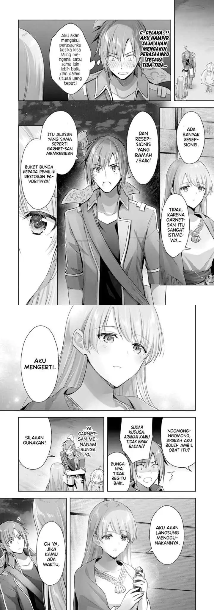 Uketsukejo ni Kokuhaku Shitakute Girudo ni Kayoitsumetara Eiyu ni Natteta chapter 7 halaman 15