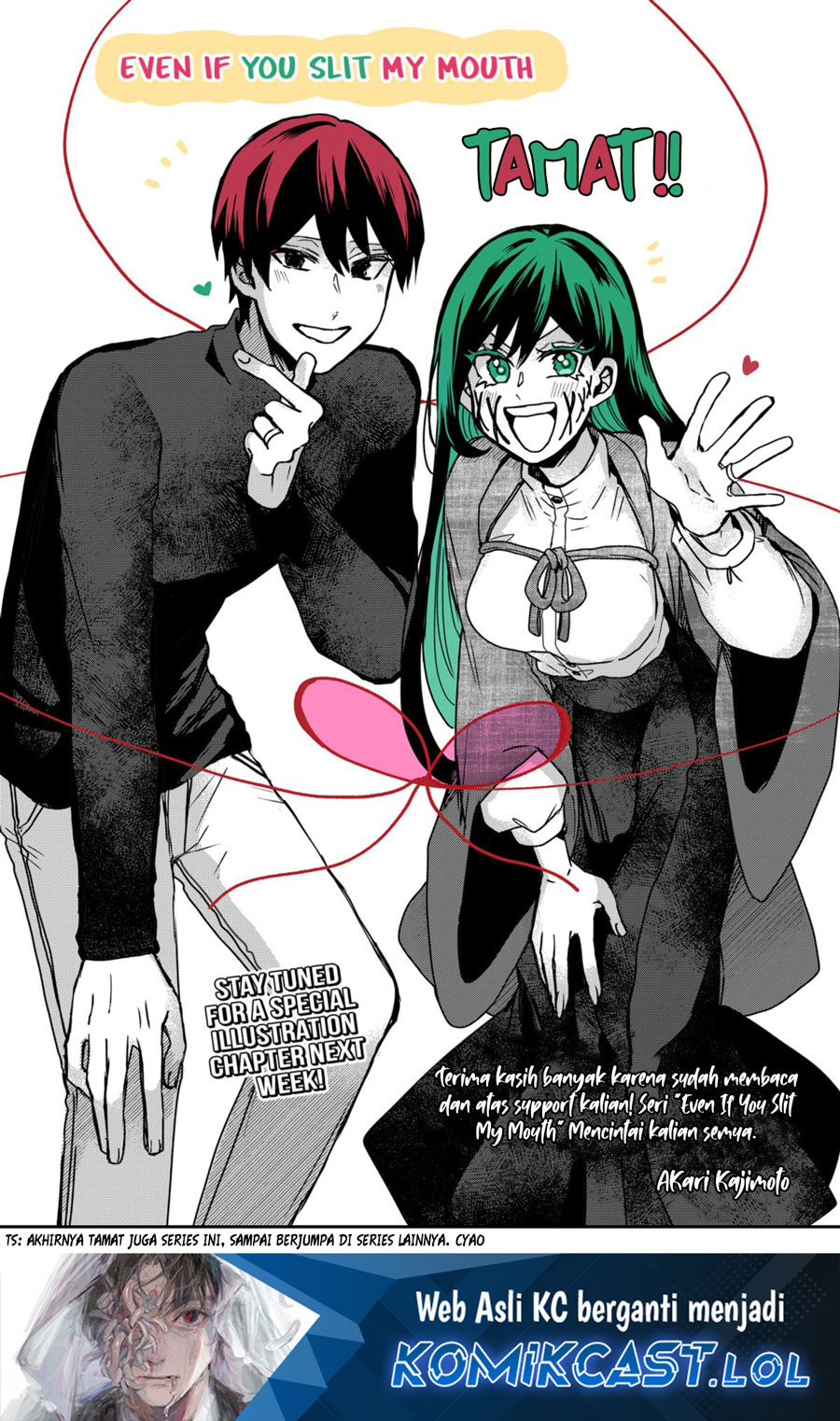 Kuchi ga Saketemo Kimi ni wa chapter 80 halaman 38