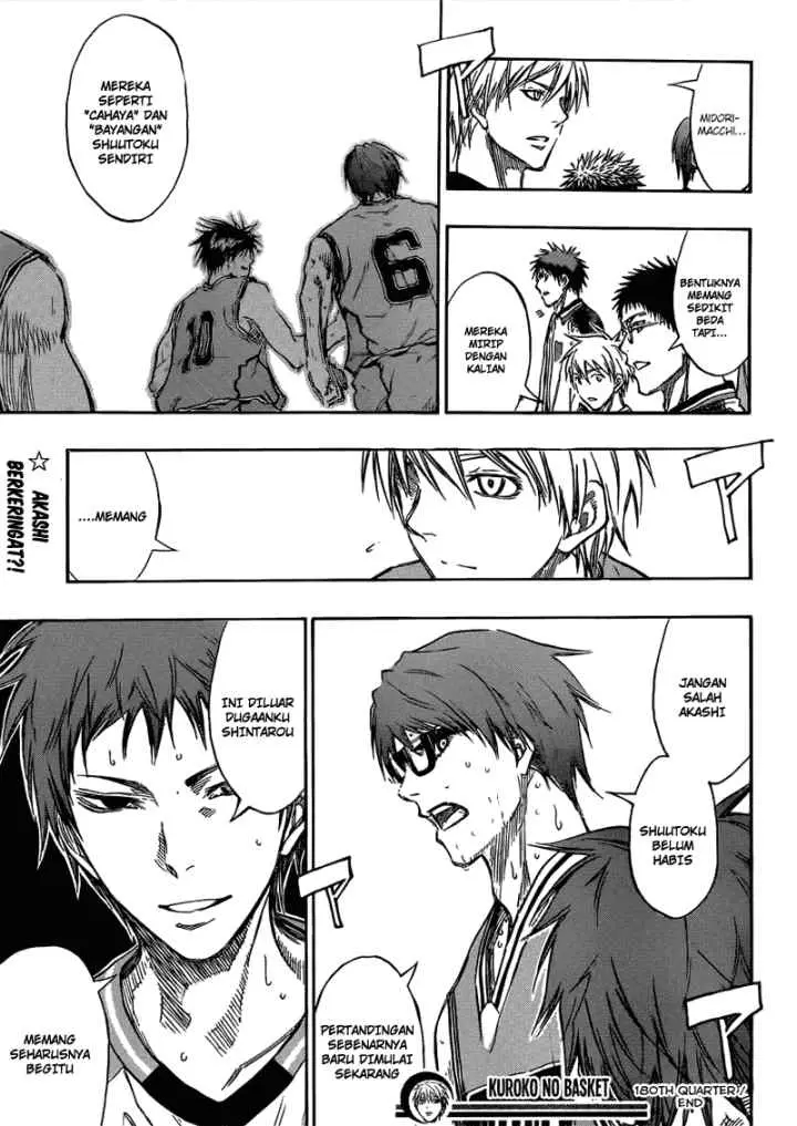 Kuroko no Basuke chapter 180 halaman 18