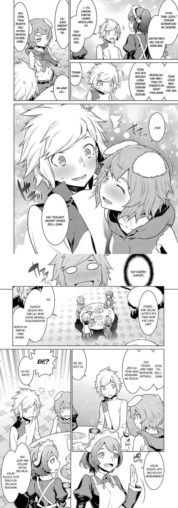 Dungeon ni Deai wo Motomeru no wa Machigatteiru Darou ka chapter 49 halaman 4