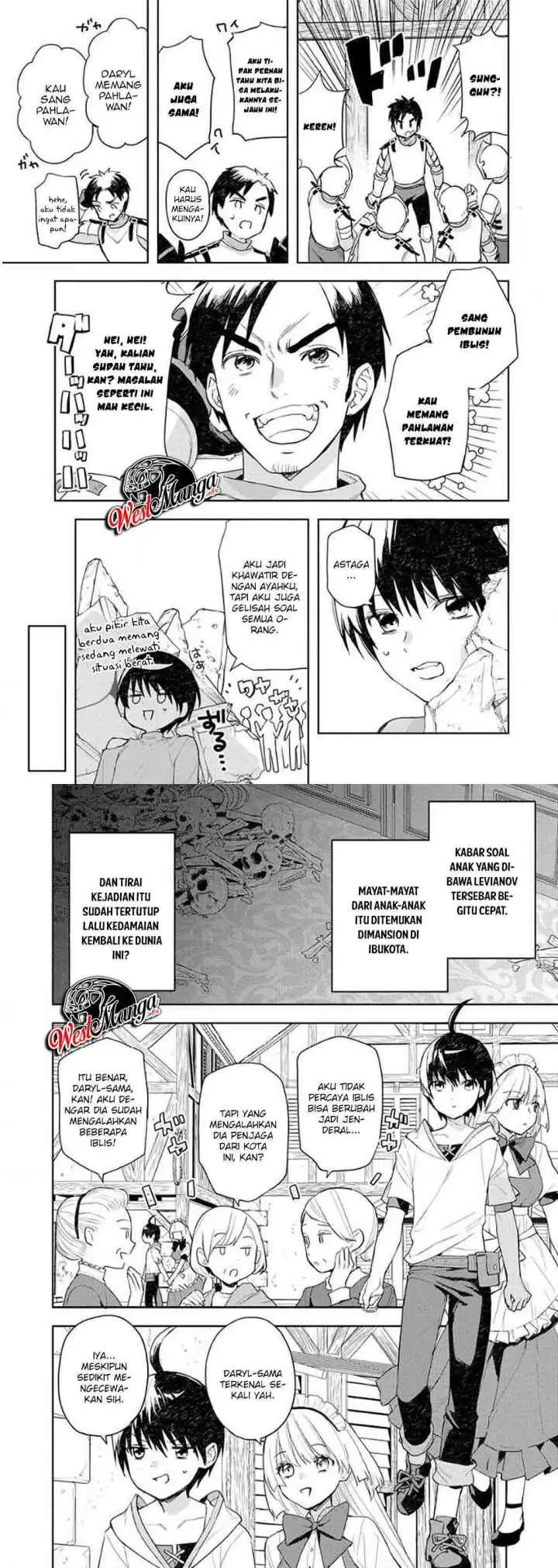 Shitennou Sai Jakudatta Ore. Tensei Shitanode Heionna Seikatsu wo Nozomu chapter 8 halaman 13