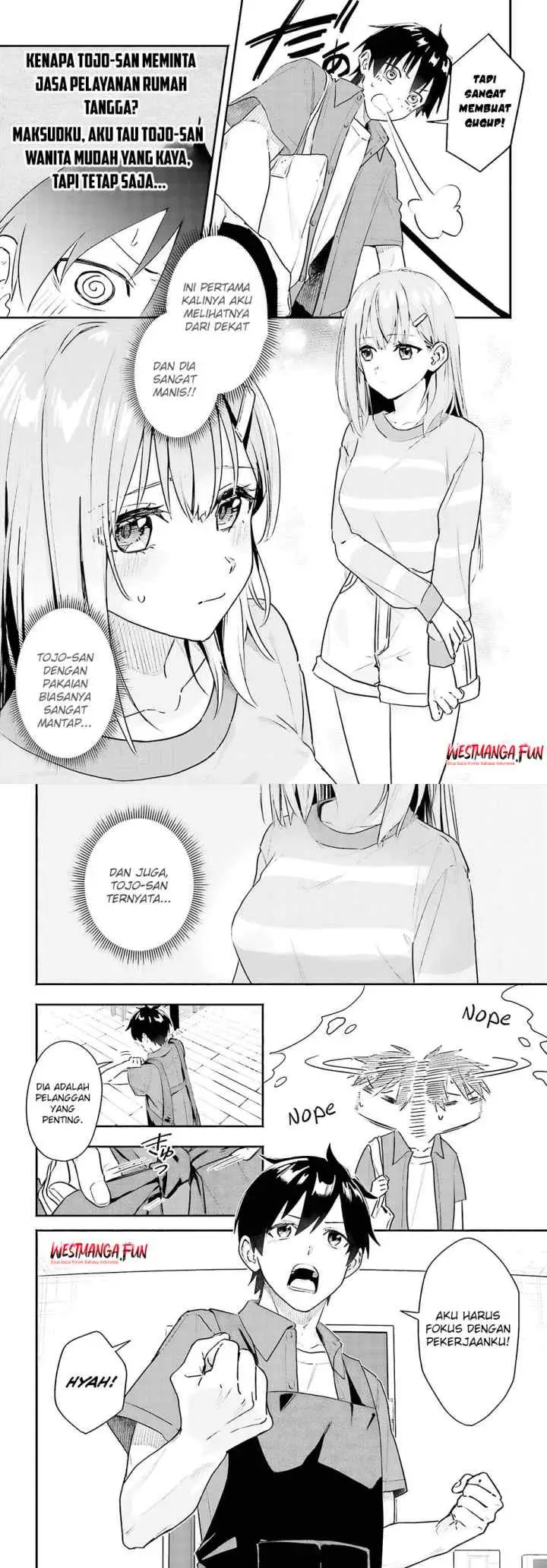 Kajidaikou no Arbeit wo Hajimetara Gakuen Ichi no Bishoujo no Kazoku ni Kiniirarechaimashita chapter 1 halaman 17