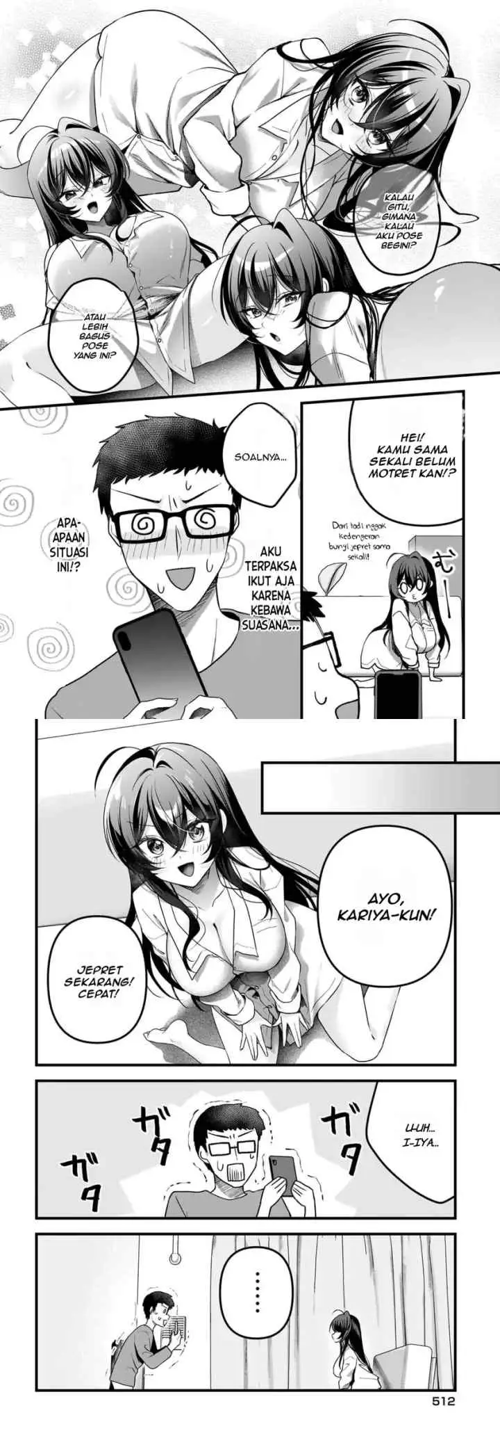 Gari Tsutomu-kun to Uraaka-san - Sanzan Osewa ni Natteiru Ero-kei Uraaka Joshi no Shoutai ga Kurasu no Idol Datta Ken chapter 10 halaman 4