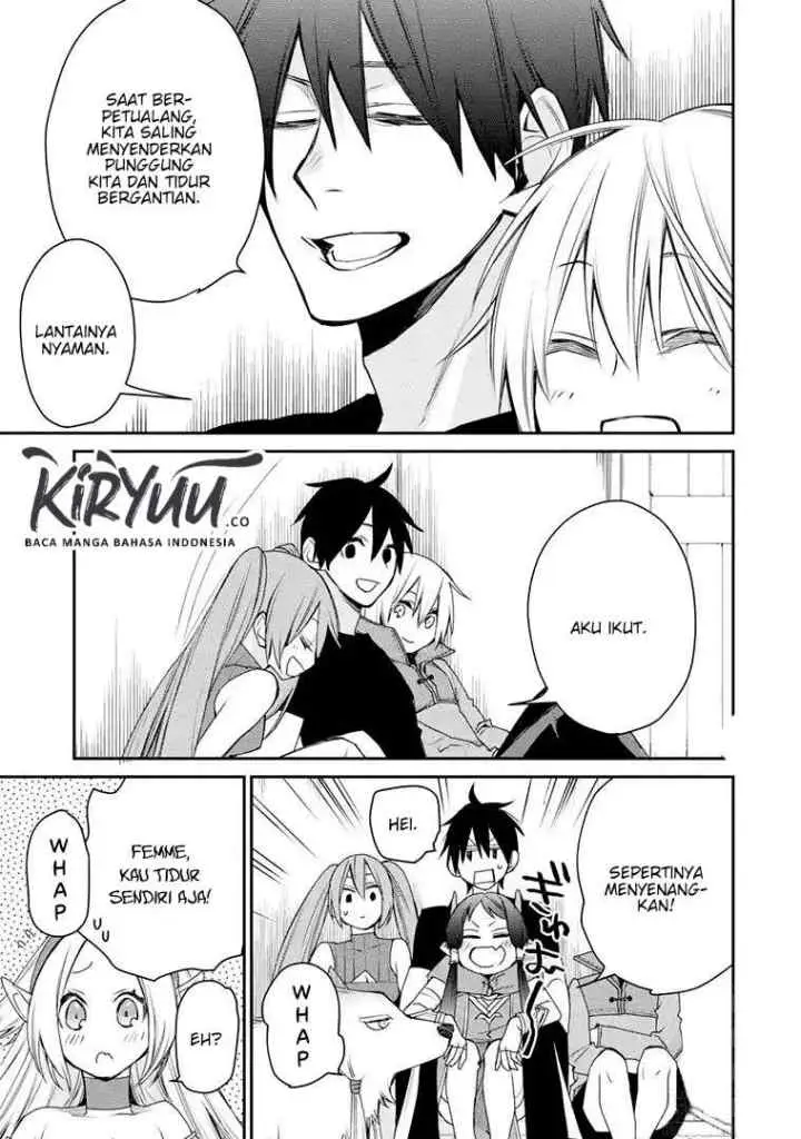 Saikyou no Madoshi. Hisa ni Ya wo Ukete Shimatta no de Inaka no Eihei ni Naru chapter 15.2 halaman 16