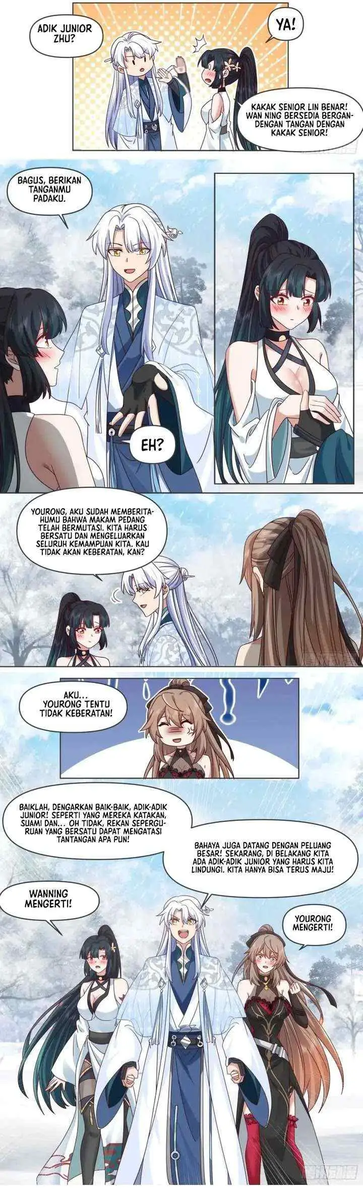 The Villain's Senior Brother And His Junior Sisters Are All Yanderes chapter 107 halaman 8