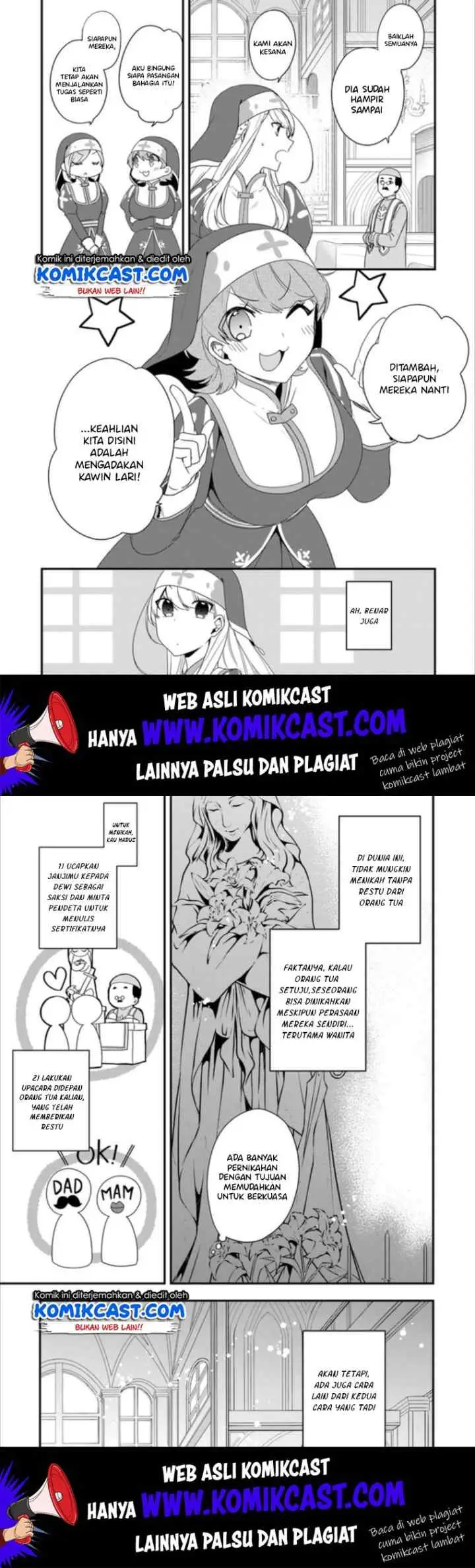 The Banished Villainess! Living the Leisurely Life of a Nun Making Revolutionary Church Food chapter 7 halaman 5