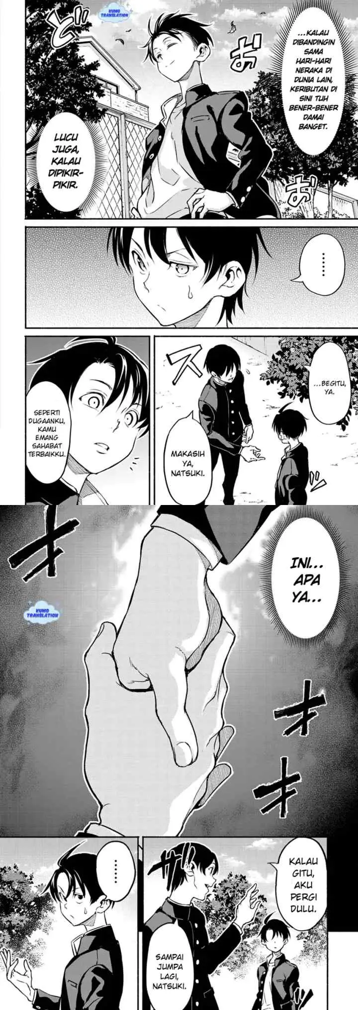 Isekai kara Kikan Shitara Chikyuu mo Kanari Fantajii Deshita. Ato, Makeheroin-domo Kocchi Minna chapter 3 halaman 11