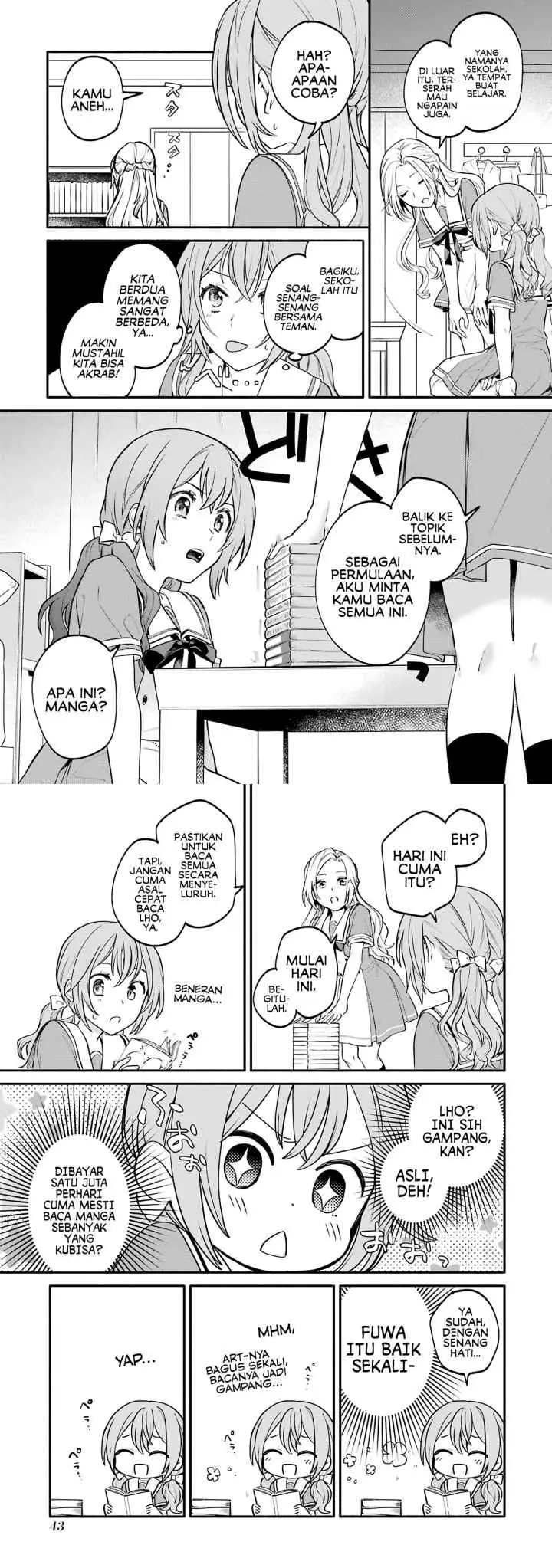 Onna Doushi to ka Arienai deshou to Iiharu Onna no ko wo, Hyakunichi kan de Tetteiteki ni Otosu Yuri no Ohanashi chapter 2 halaman 6
