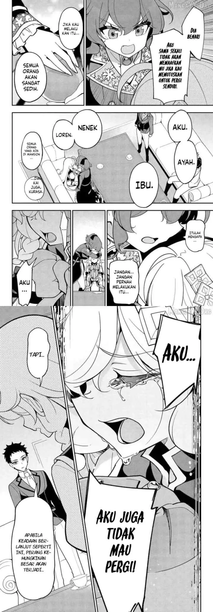 Chichi wa Eiyuu Haha wa Seirei Musume no Watashi wa Tenseisha chapter 77 halaman 8