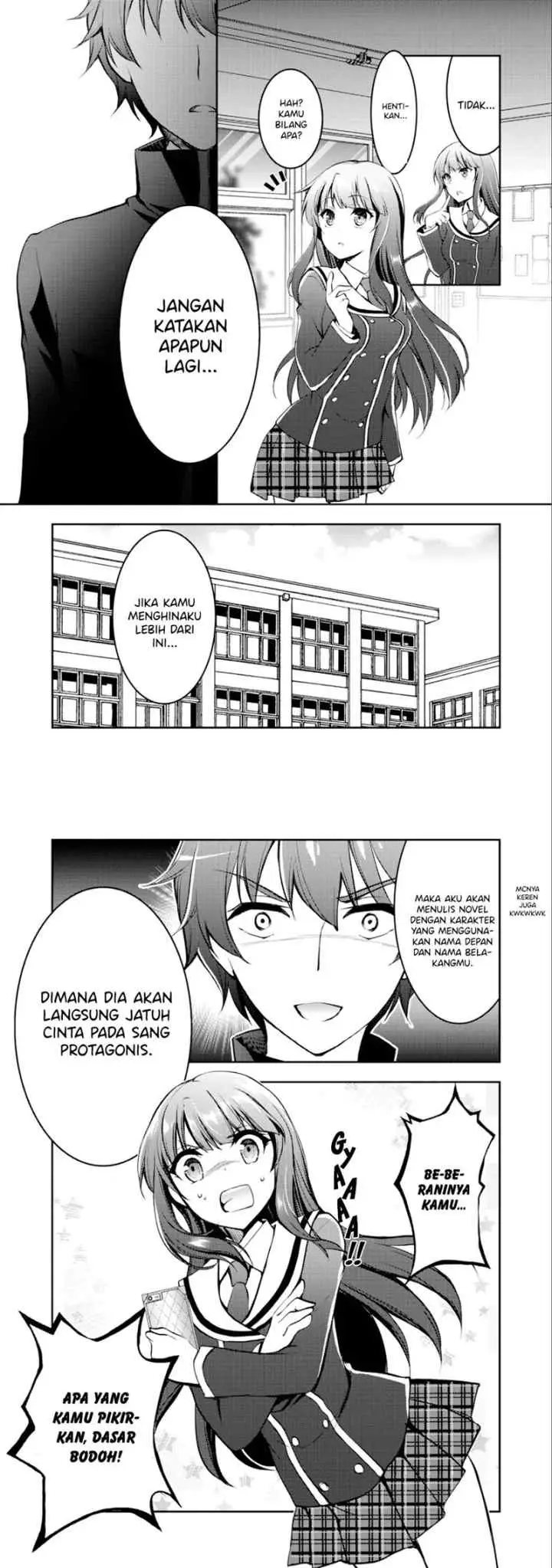 I Used a Novel Posting Site and The Most Beautiful Girl in My Class Turned out to Be a Reader chapter 1 halaman 17