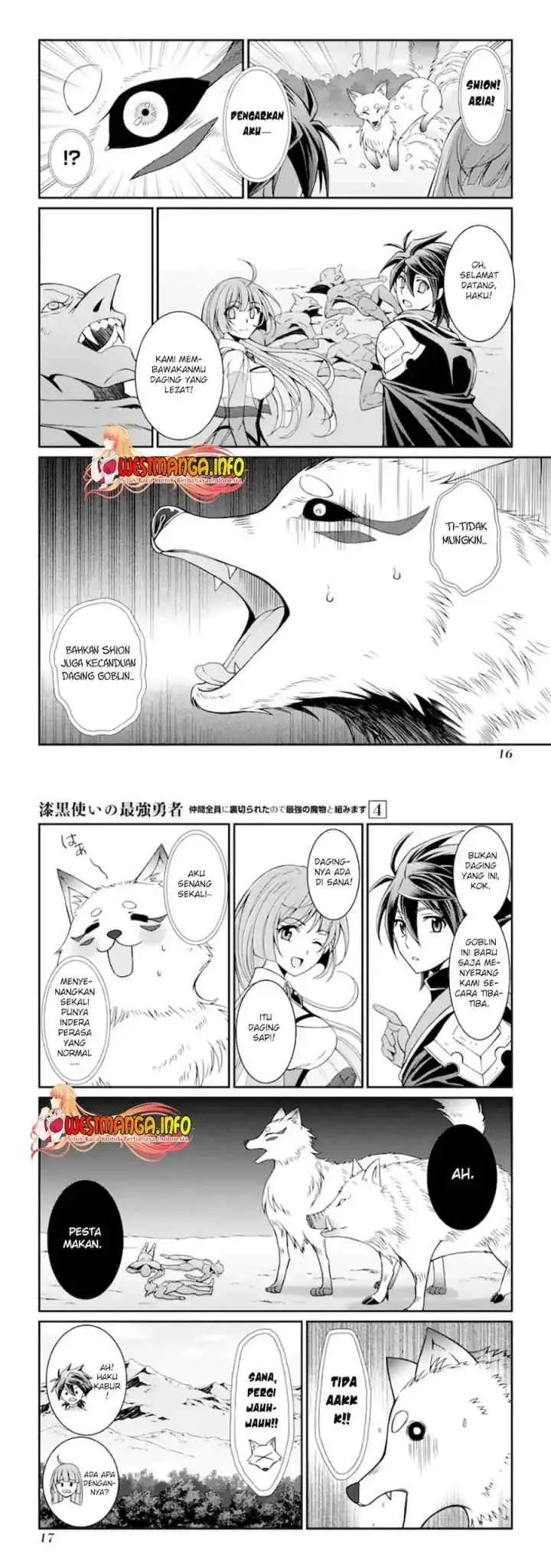 Shikkoku Tsukai no Saikyo Yusha Nakama Zen'in ni Uragira Retanode Saikyo no Mamono chapter 14 halaman 9