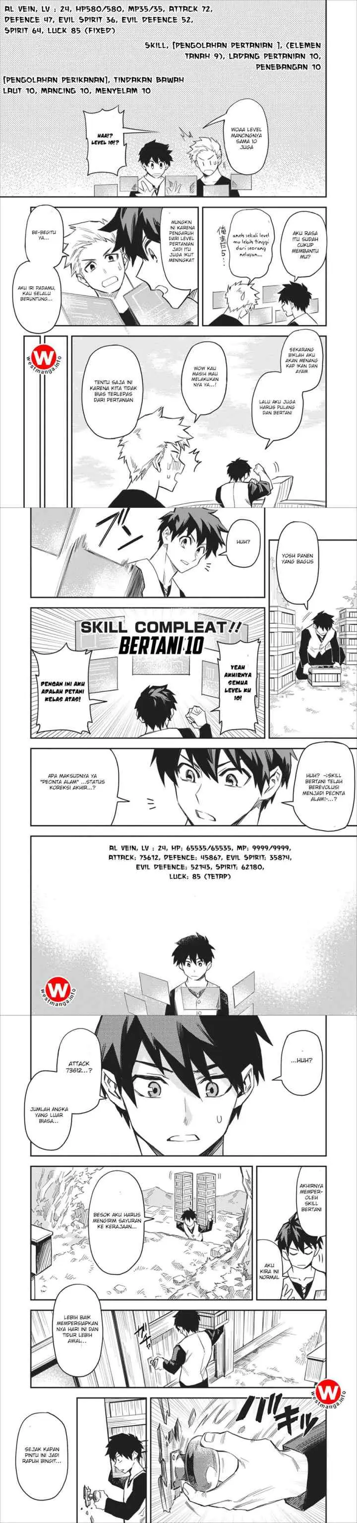 Noumin Kanren no Skill bakka Agetetara Naze ka Tsuyoku Natta chapter 1 halaman 4
