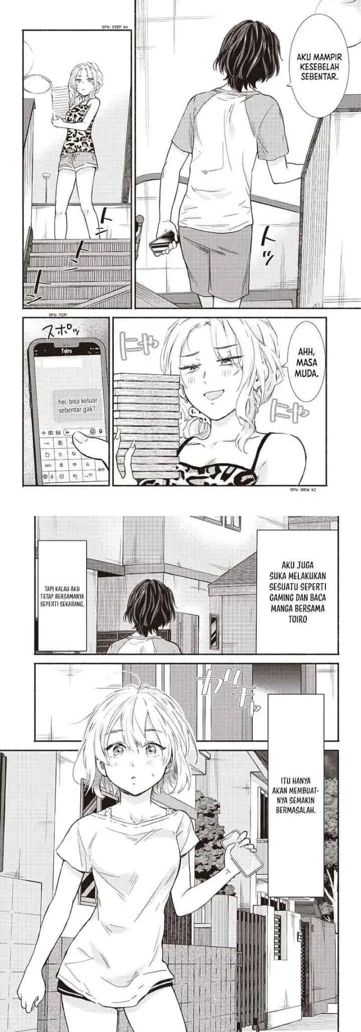 Nee, Mou Isso Tsukiacchau? Osananajimi no Bishoujo ni Tanomarete, Camo Kareshi Hajimemashita chapter 13 halaman 6