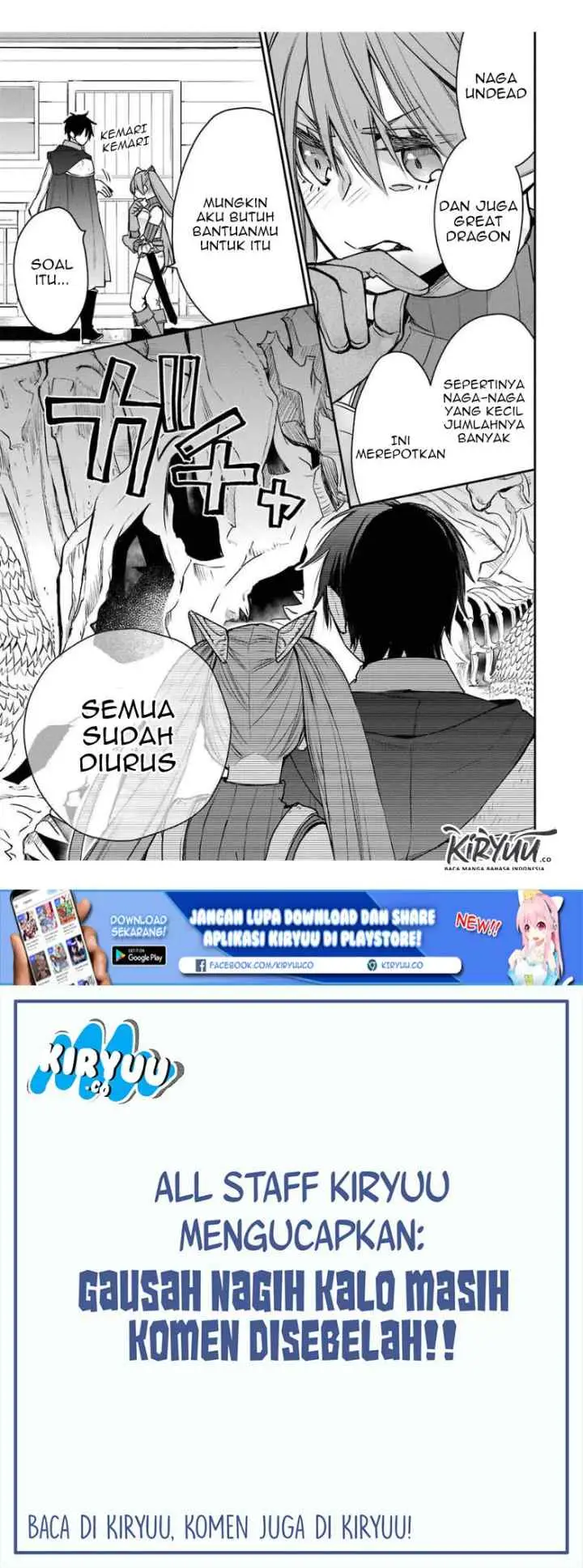 Saikyou no Madoshi. Hisa ni Ya wo Ukete Shimatta no de Inaka no Eihei ni Naru chapter 14.3 halaman 6