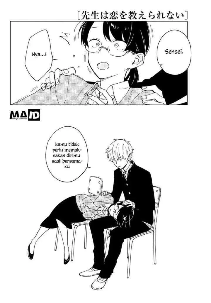 Sensei wa Koi wo Oshierarenai chapter 3 halaman 17