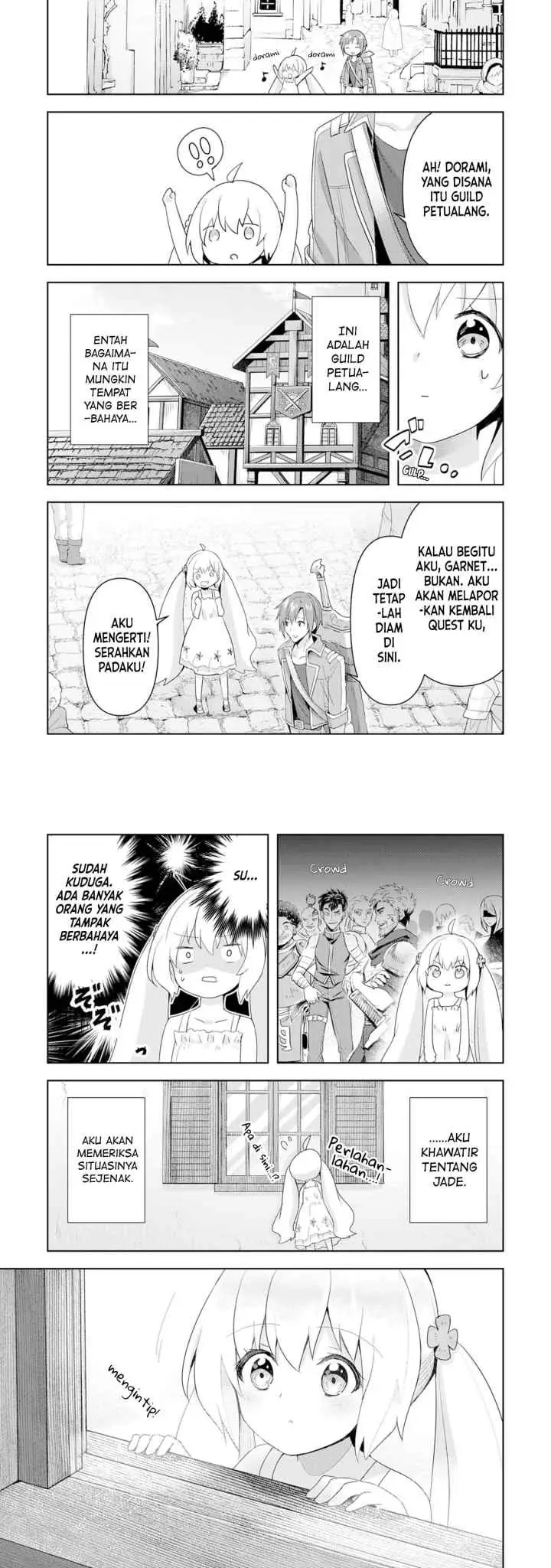 Uketsukejo ni Kokuhaku Shitakute Girudo ni Kayoitsumetara Eiyu ni Natteta chapter 2 halaman 12