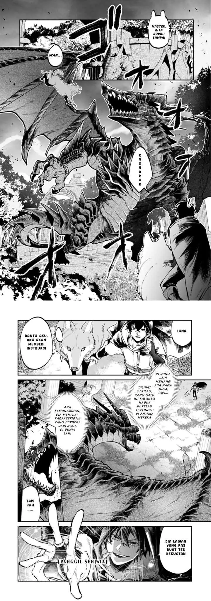 Isekai Summoner, Shinwa no Kaibutsu-tachi to Gendai de Musou suru: Uragirareta Moto Eiyuu wa, Aikasaname na Nakama to Heiwa ni Kurashitai chapter 2.2 halaman 6