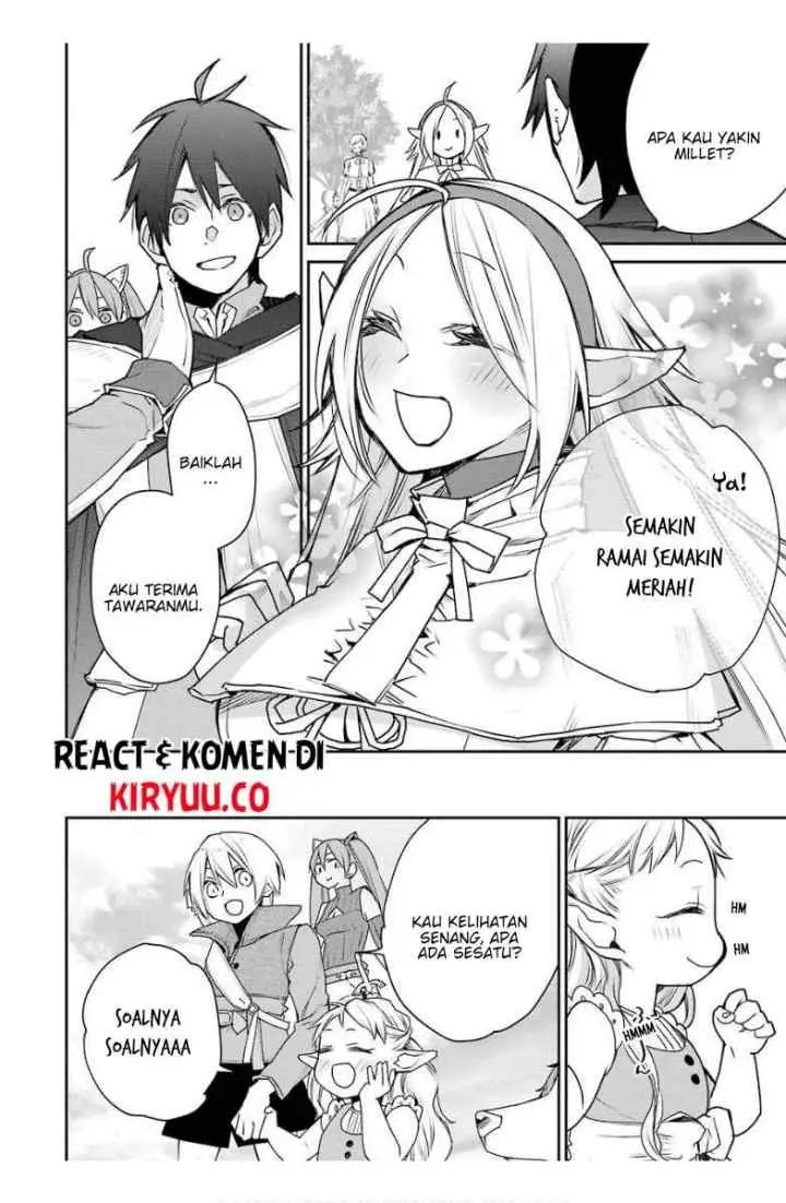 Saikyou no Madoshi. Hisa ni Ya wo Ukete Shimatta no de Inaka no Eihei ni Naru chapter 15.1 halaman 7