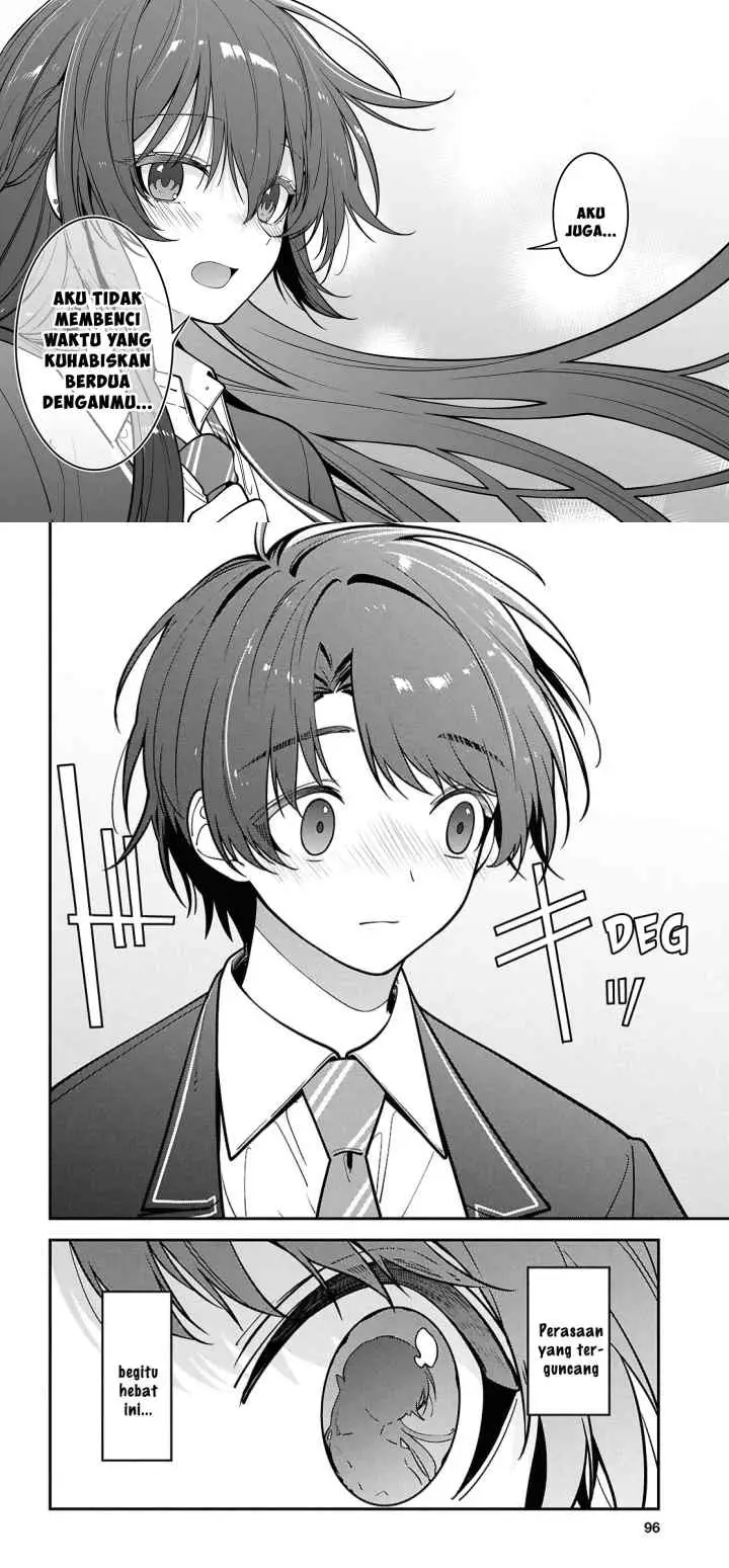 Tonari no Seki no Yankee Shimizu-san ga Kami o Kuroku Sometekita chapter 15 halaman 16