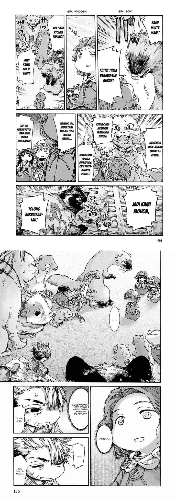 Hakumei to Mikochi chapter 34 halaman 13